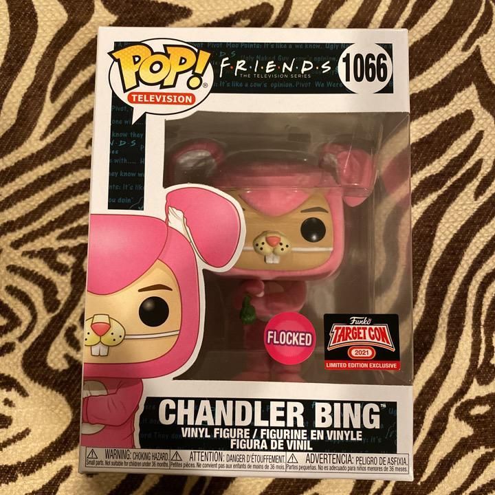 chandler funko pop flocked