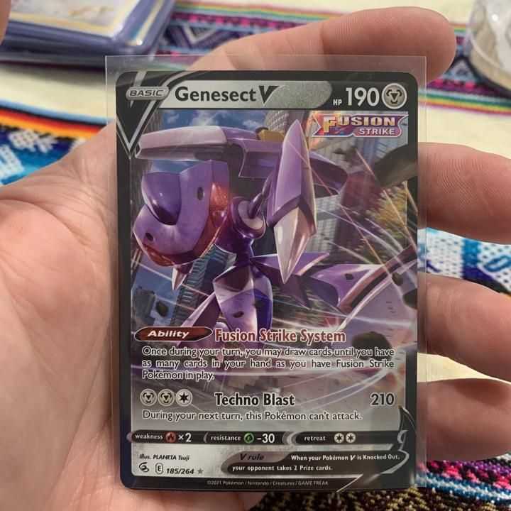 Verified Genesect V Fusion Strike Pokemon Cards Whatnot 