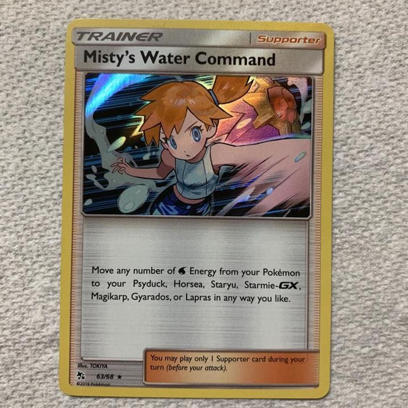 Verified Misty S Water Command Hidden Fates Pokemon Cards Whatnot