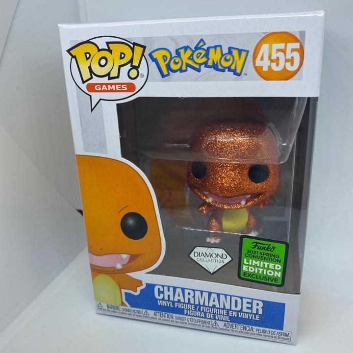 funko pop charmander diamond edition