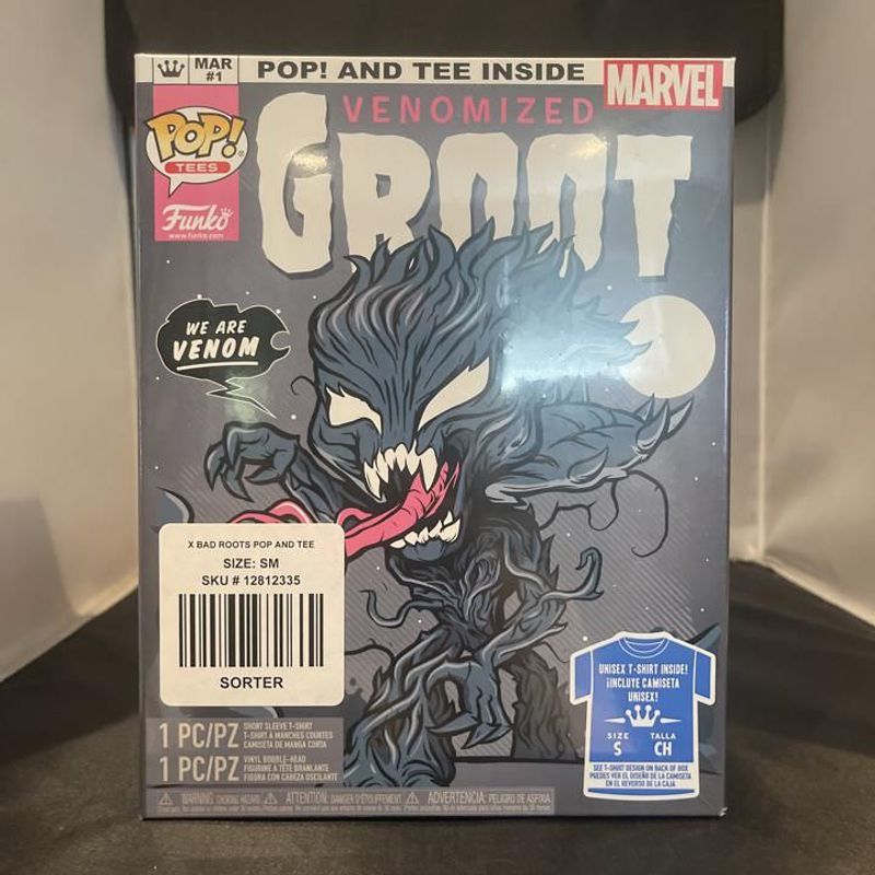 Venomized Groot (Glow in the Dark) and Tee