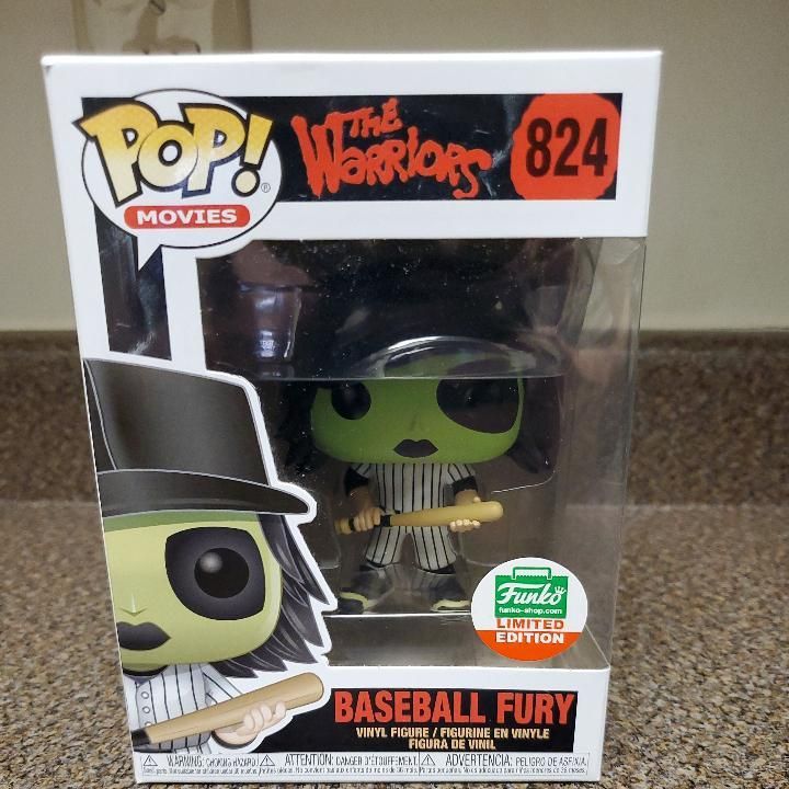 baseball fury funko pop green