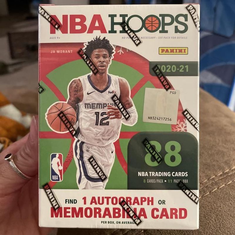 2020-21 Panini NBA Hoops Basketball Holiday Blaster Box