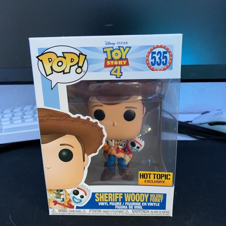 Verified Sheriff Woody Holding Forky 