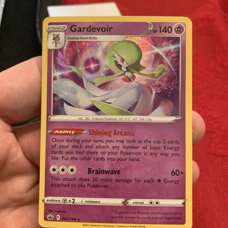 Gardevoir - Chilling Reigns Pokemon Card of the Day 