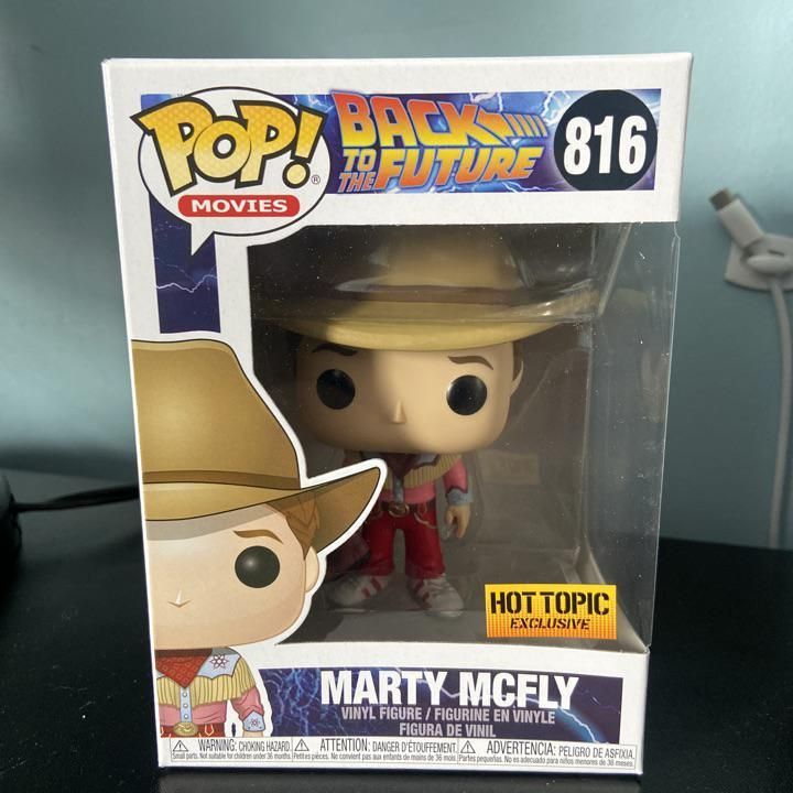 marty mcfly cowboy funko pop