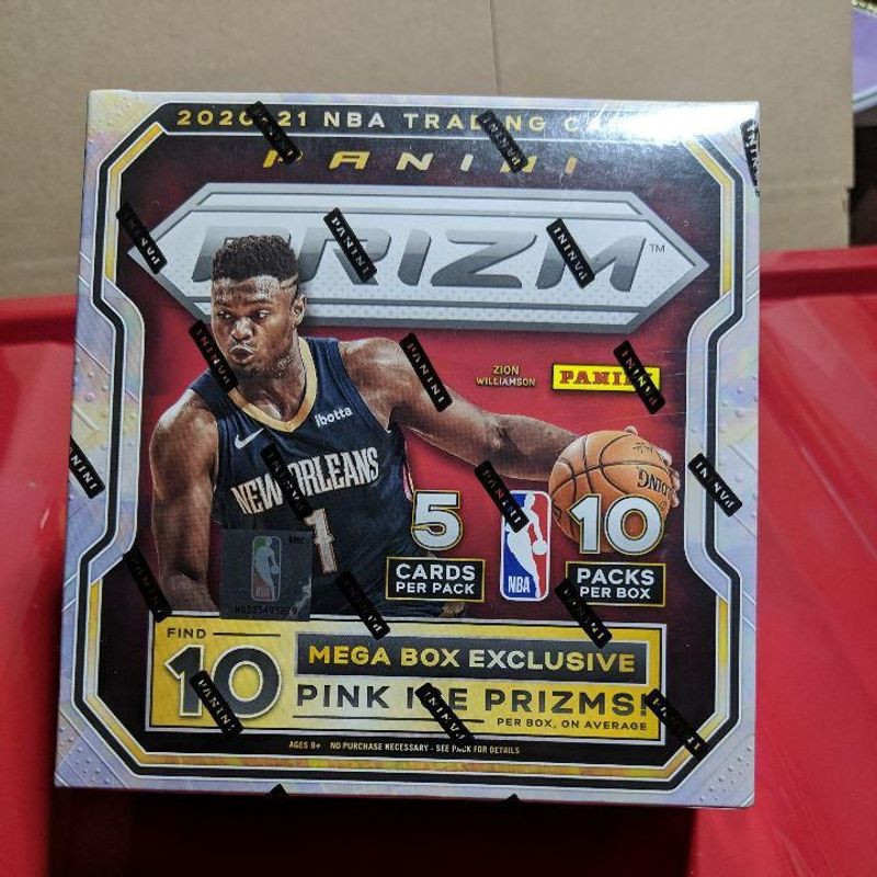 2020-21 Panini Prizm Basketball Mega Box (Pink Ice Prizms)