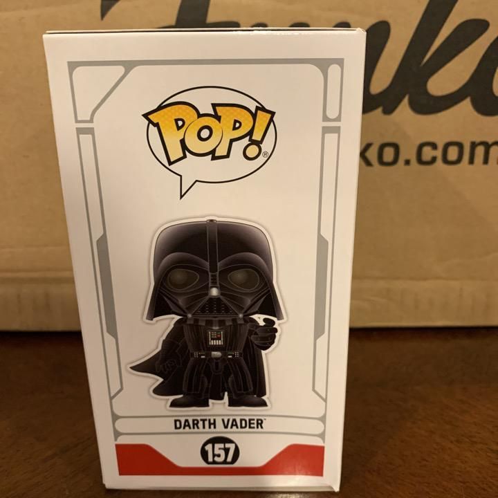 darth vader black chrome funko pop
