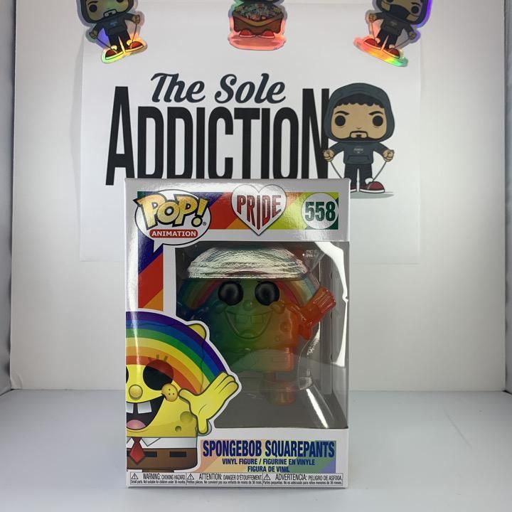 spongebob rainbow funko