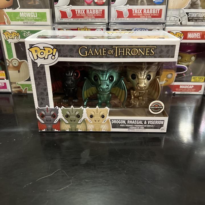 drogon rhaegal viserion funko pop