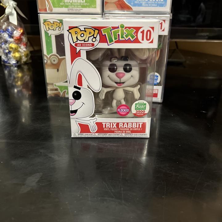trix rabbit flocked funko pop