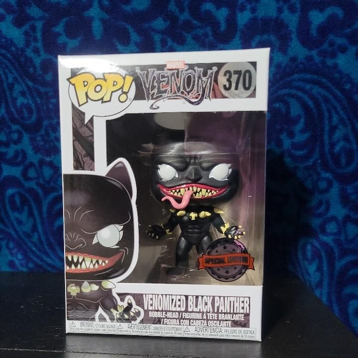 venomized black panther pop