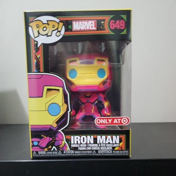 iron man black light funko pop price guide