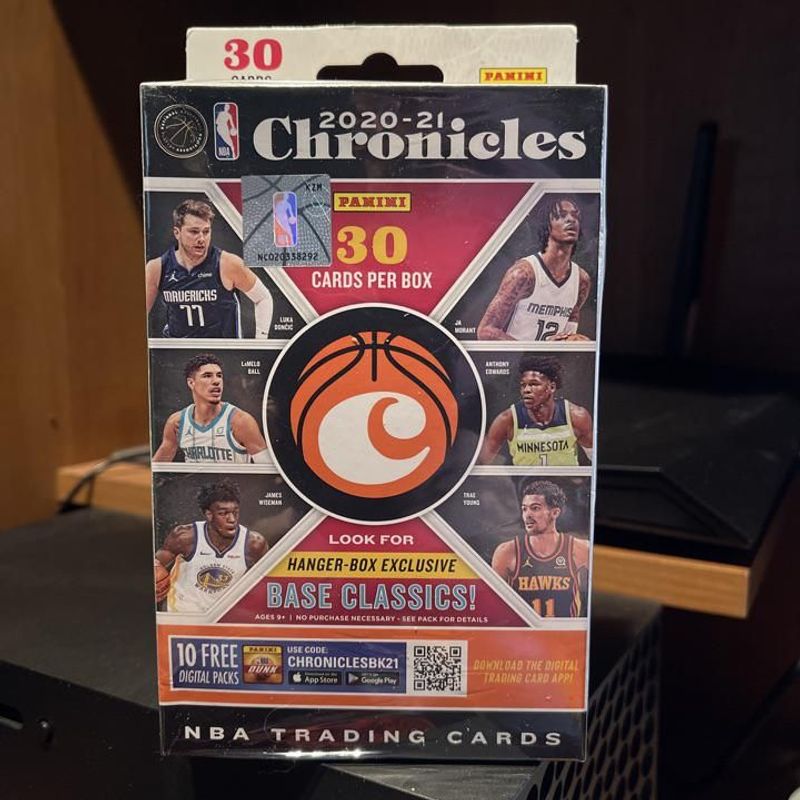 2020/21 Panini Chronicles Basketball Hanger Box