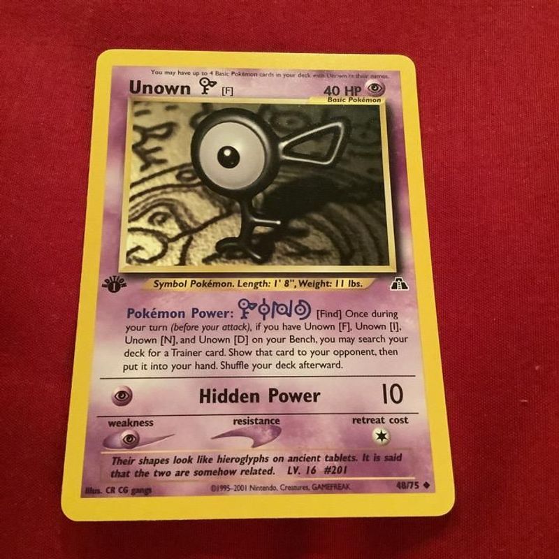 Unown [F] - Neo Discovery (1st edition)