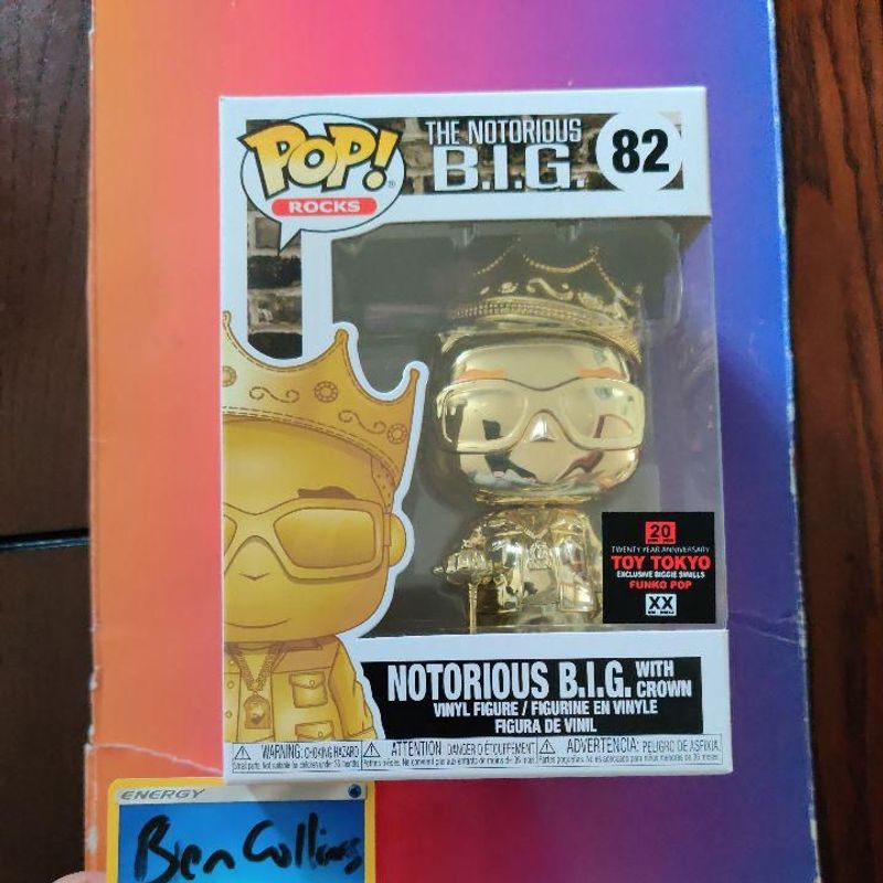 Notorious B.I.G. with Crown (Chrome Gold)