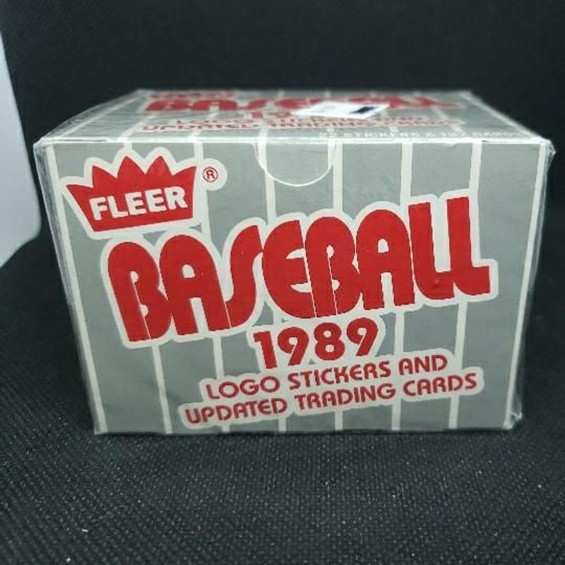 1989 Fleer Baseball Cards Update Set Box