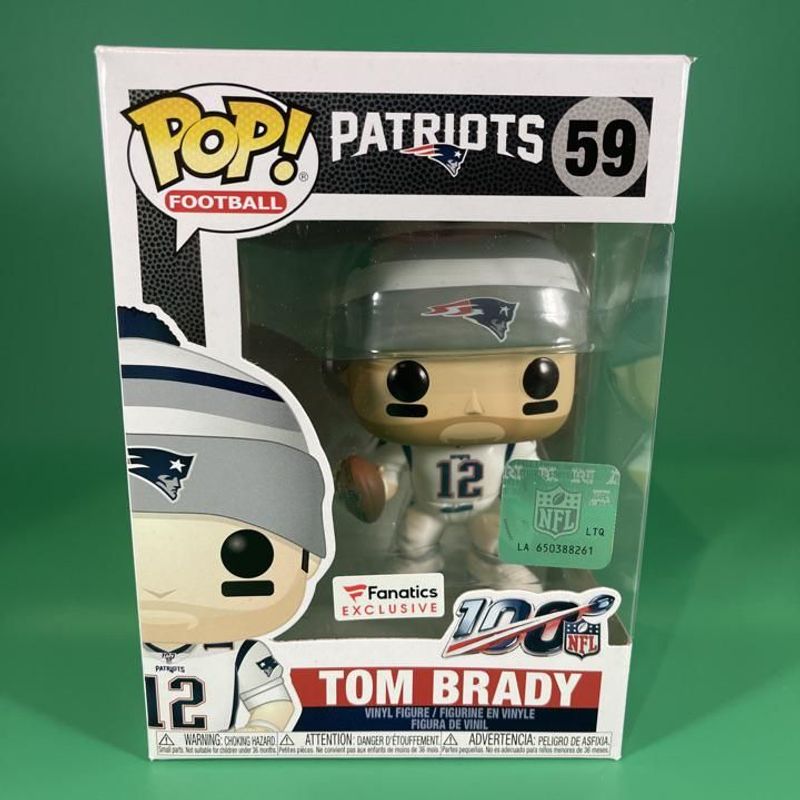 Funko POP! Vinyl Figure - Tom Brady (White Hat) (Mint