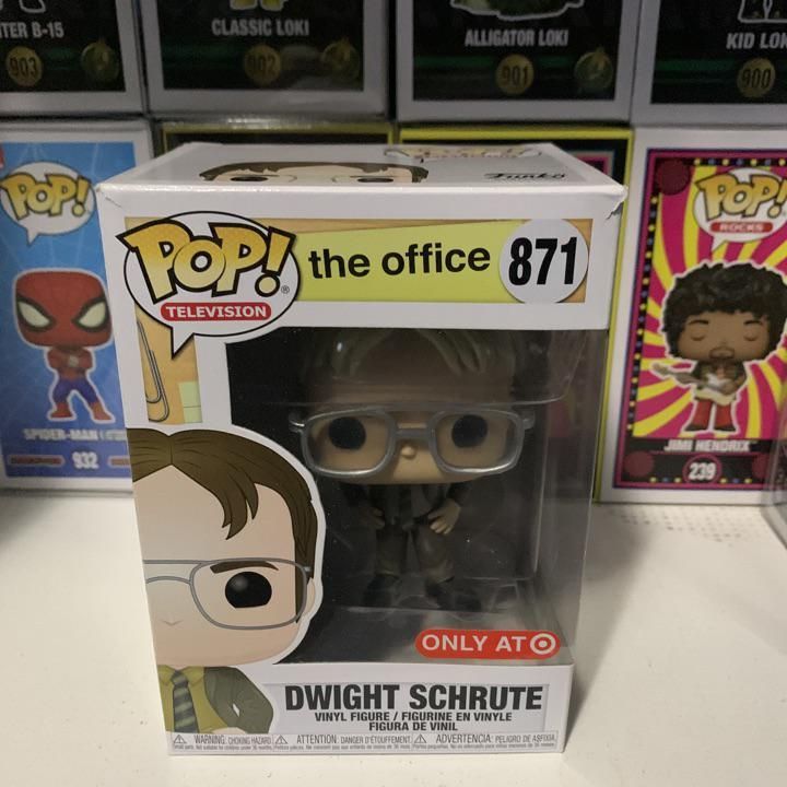 blonde dwight schrute funko pop