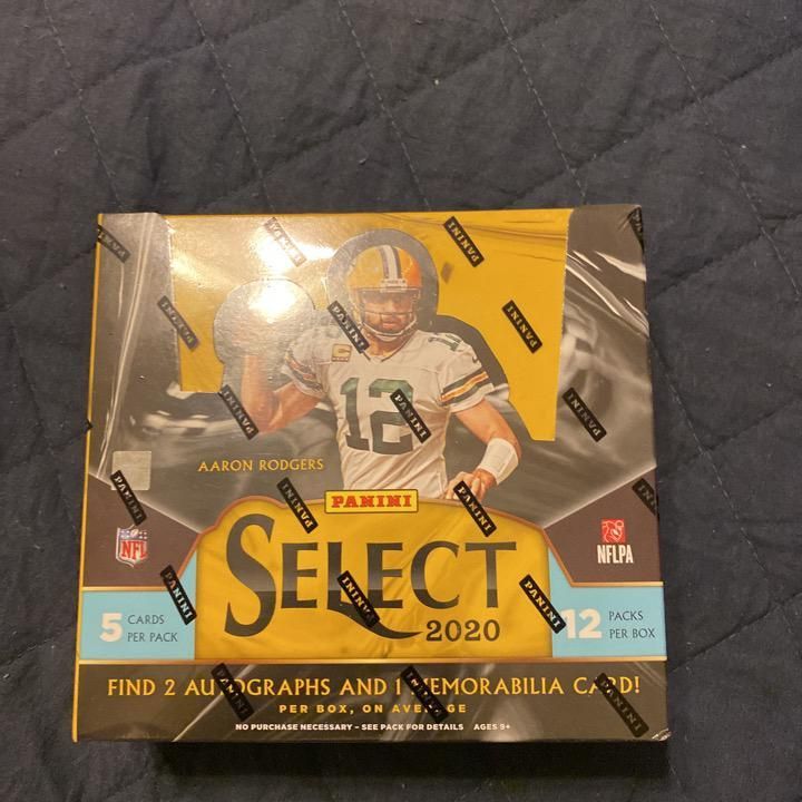 Verified 2020 Panini Select Football Hobby Box by Panini Cards Whatnot