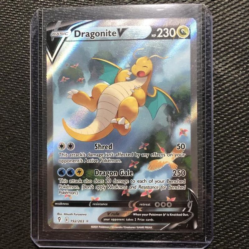 Verified Dragonite V Full Art Evolving Skies By Pokemon Cards Whatnot