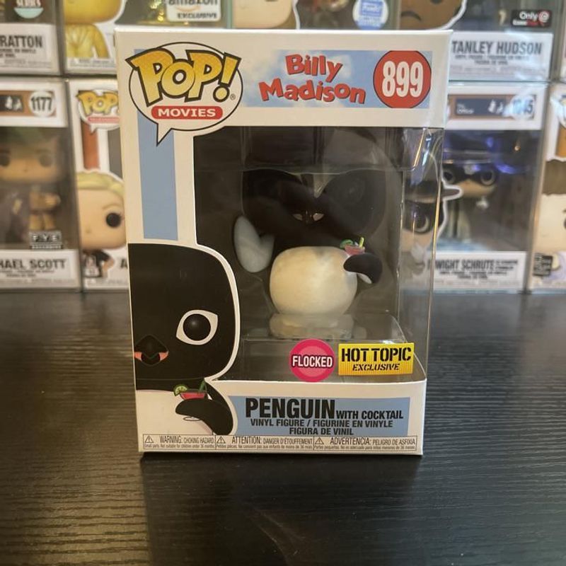 Penguin with Cocktail (Flocked)