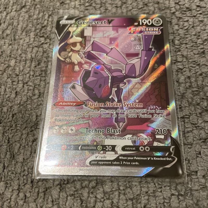 Verified Genesect V (Full Art) - Fusion Strike Pokemon Cards | Whatnot