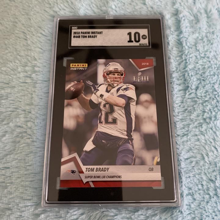 Verified Tom Brady 2018 Panini Instant Panini Cards Whatnot