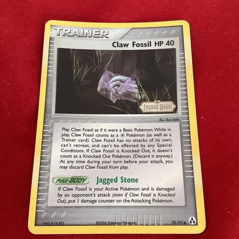 Verified Claw Fossil - Legend Maker by Pokemon Cards | Whatnot