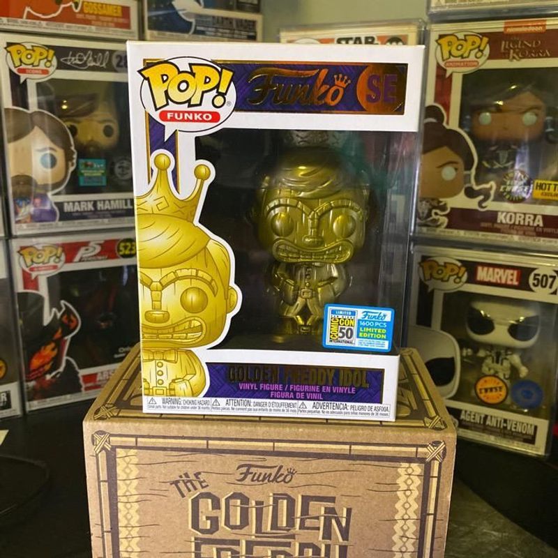 golden freddy idol funko pop