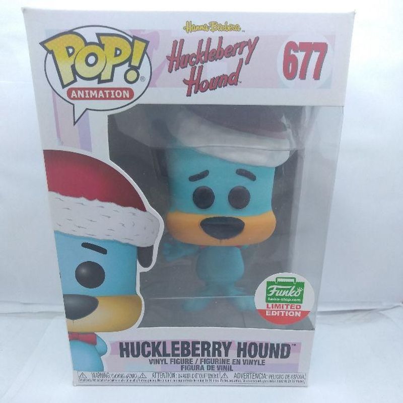  Huckleberry Hound (Santa Hat)