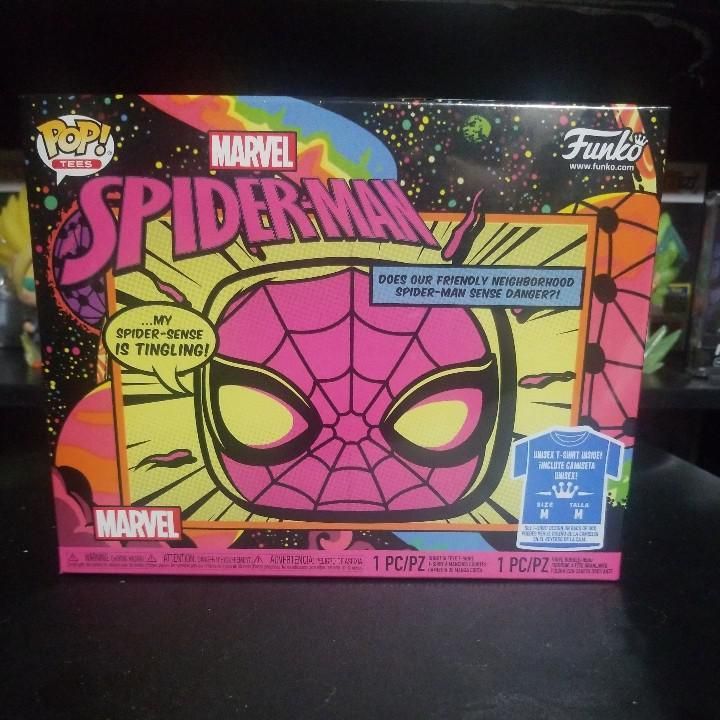 blacklight spider man pop