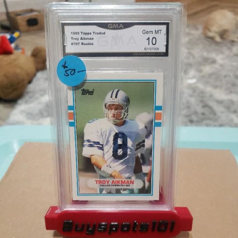 Troy Aikman - 1989 Topps Traded