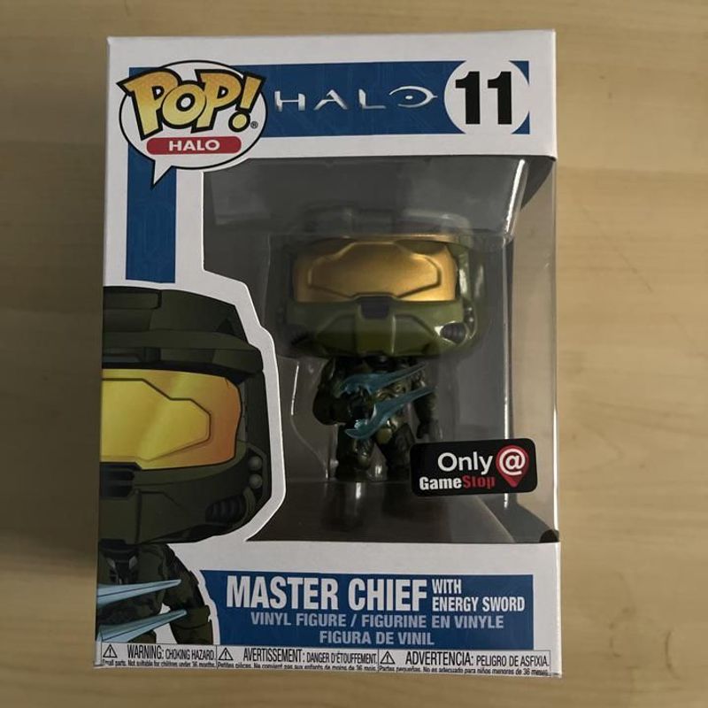 Verified Master Chief With Energy Sword by Funko Pop! | Whatnot