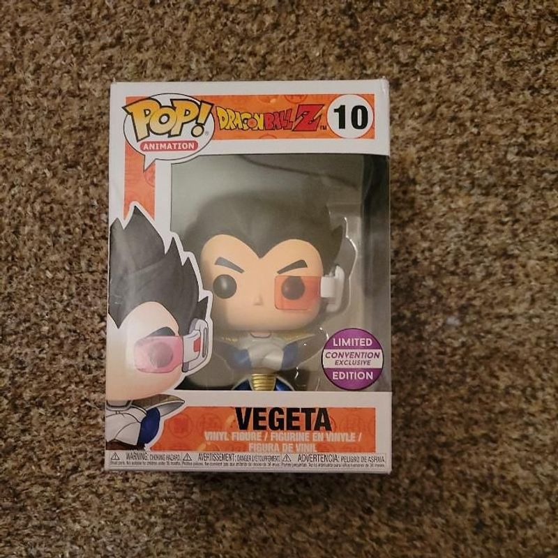 Funko Pop Dragon Ball Z Metallic Vegeta Convention Exclusive