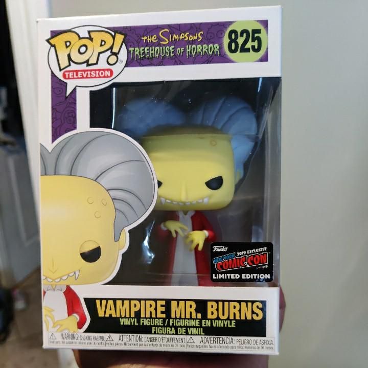 vampire mr burns pop vinyl