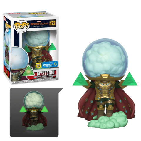 mysterio funko pop glow in the dark