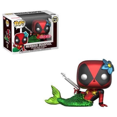 deadpool mermaid pop vinyl