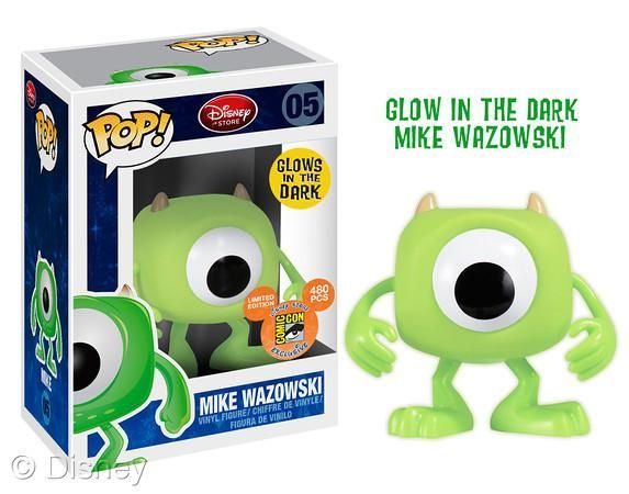 mike wazowski funko pop glow in the dark
