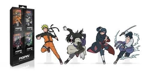 Verified Naruto Four Pack Box Set Figpin Figpins | Whatnot