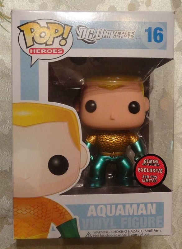 Verified Aquaman (Metallic) Funko Pop! | Whatnot