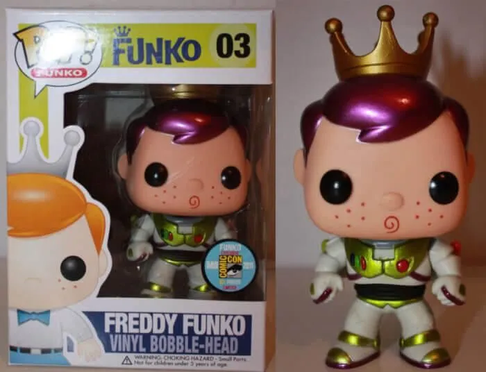 Verified Buzz Lightyear Metallic Freddy Funko by Funko Pop