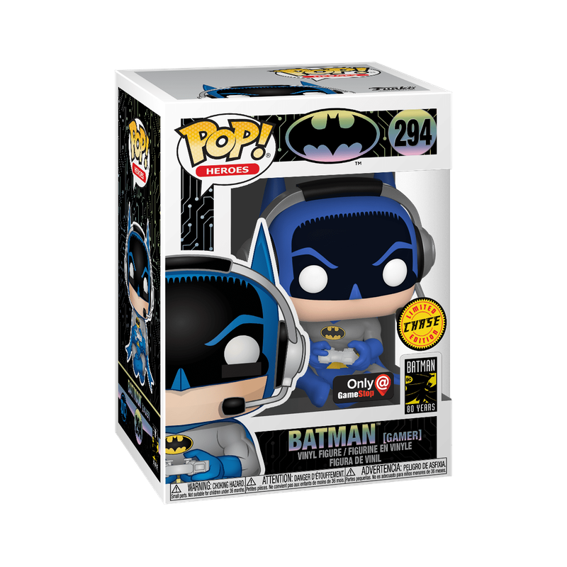 Verified Batman (Gamer) (Sitting) by Funko Pop! | Whatnot