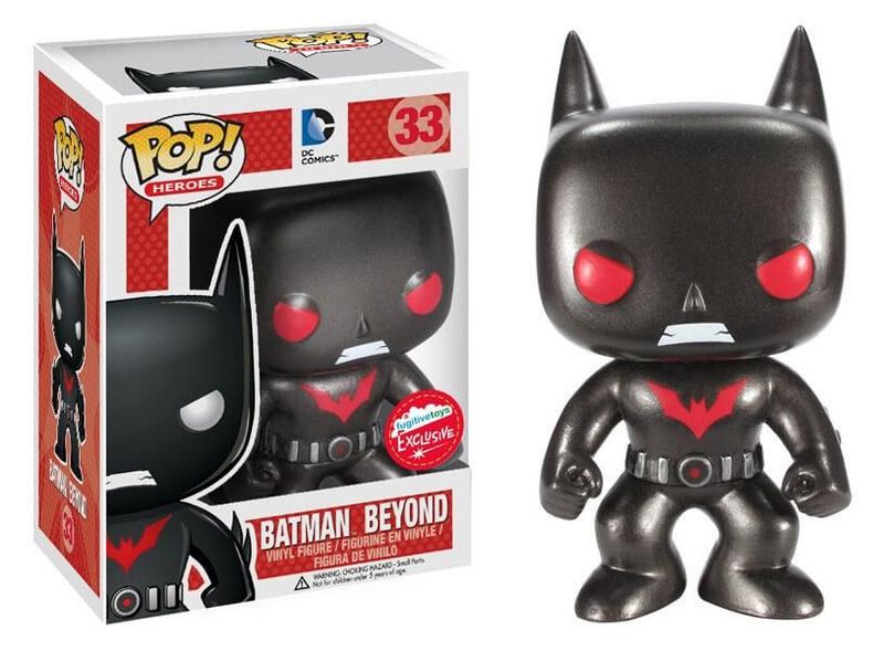 red metallic batman funko