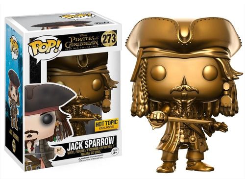 jack sparrow funko pop gold