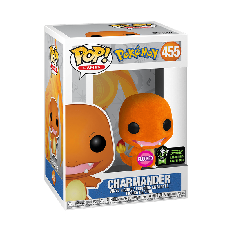 funko flocked charmander