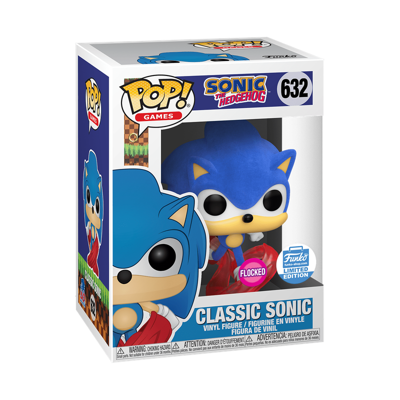 flocked definition funko
