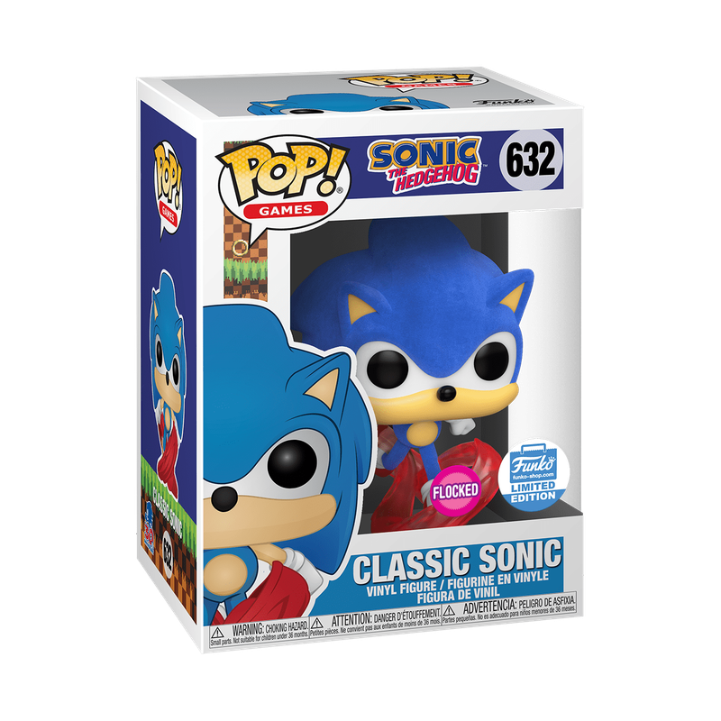 Verified Classic Sonic (Flocked) Funko Pop! | Whatnot