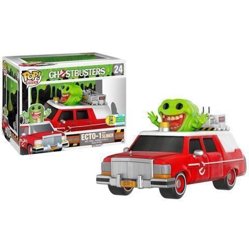 ECTO-1 (Red) with Slimer [SDCC]
