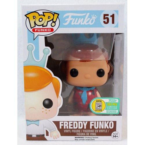 Funko Pop! Freddy Funko (as Fred Flintstone) (Blue) SDCC Figure